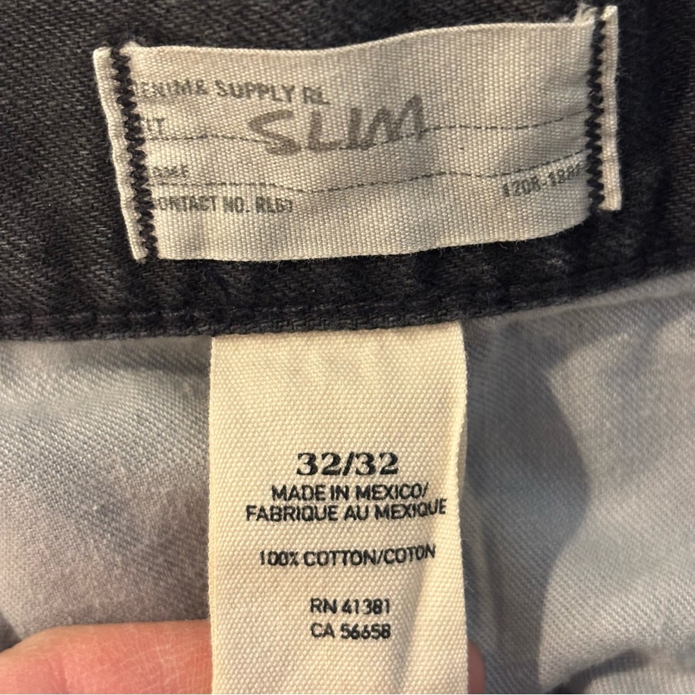 Denim & Supply Ralph Lauren Black Slim Jeans - Picture 8 of 9
